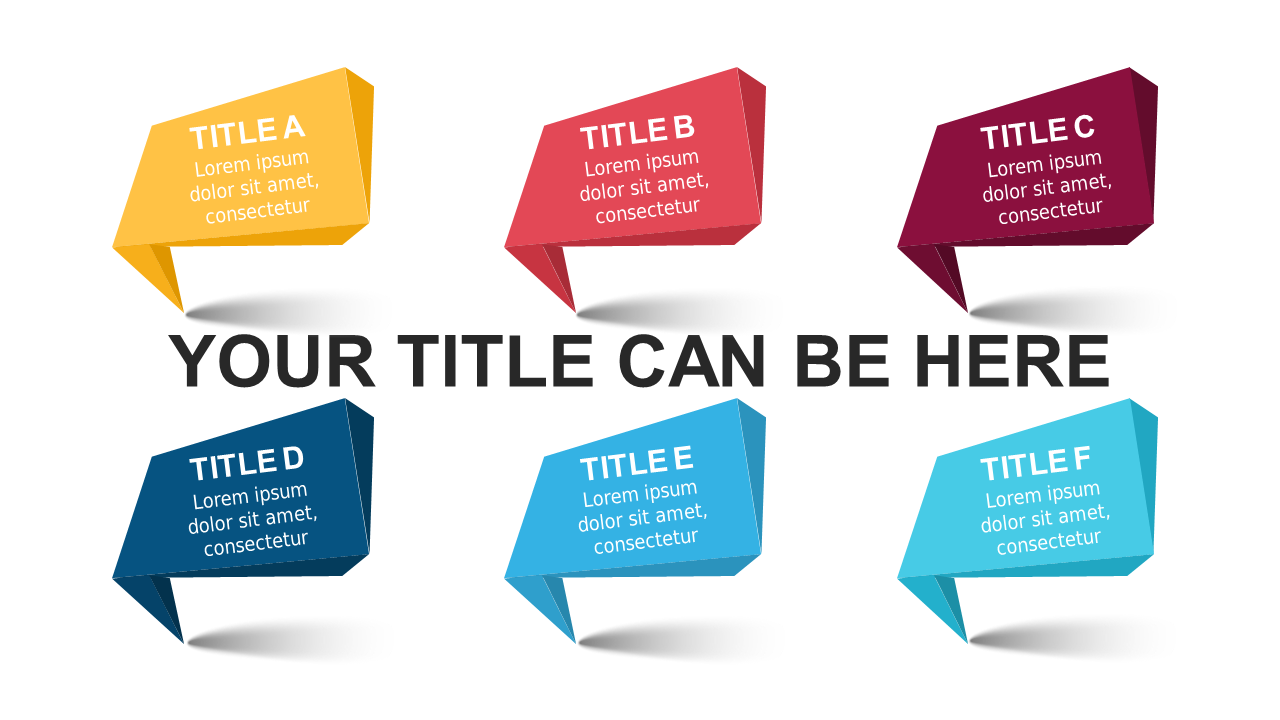 Visual Hexagonal Bubbles for Ideas Presentation