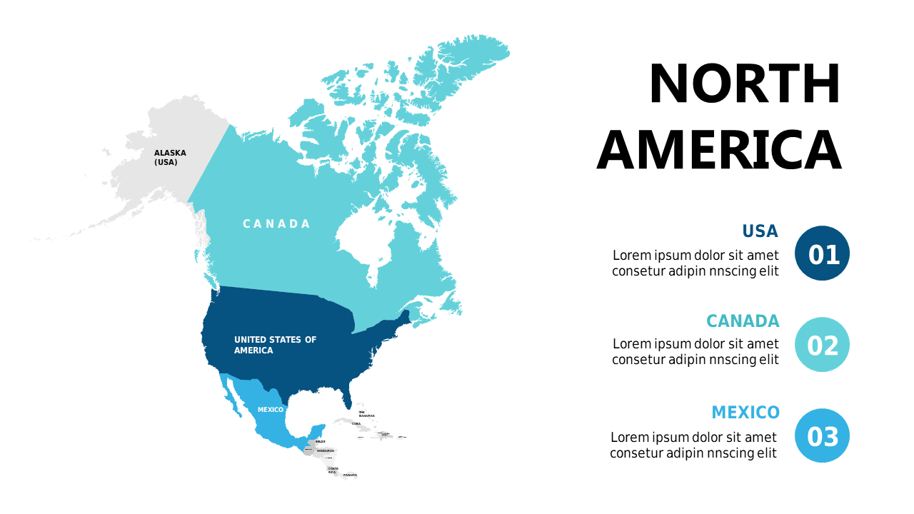 Highlight North America with Customizable Map Layout