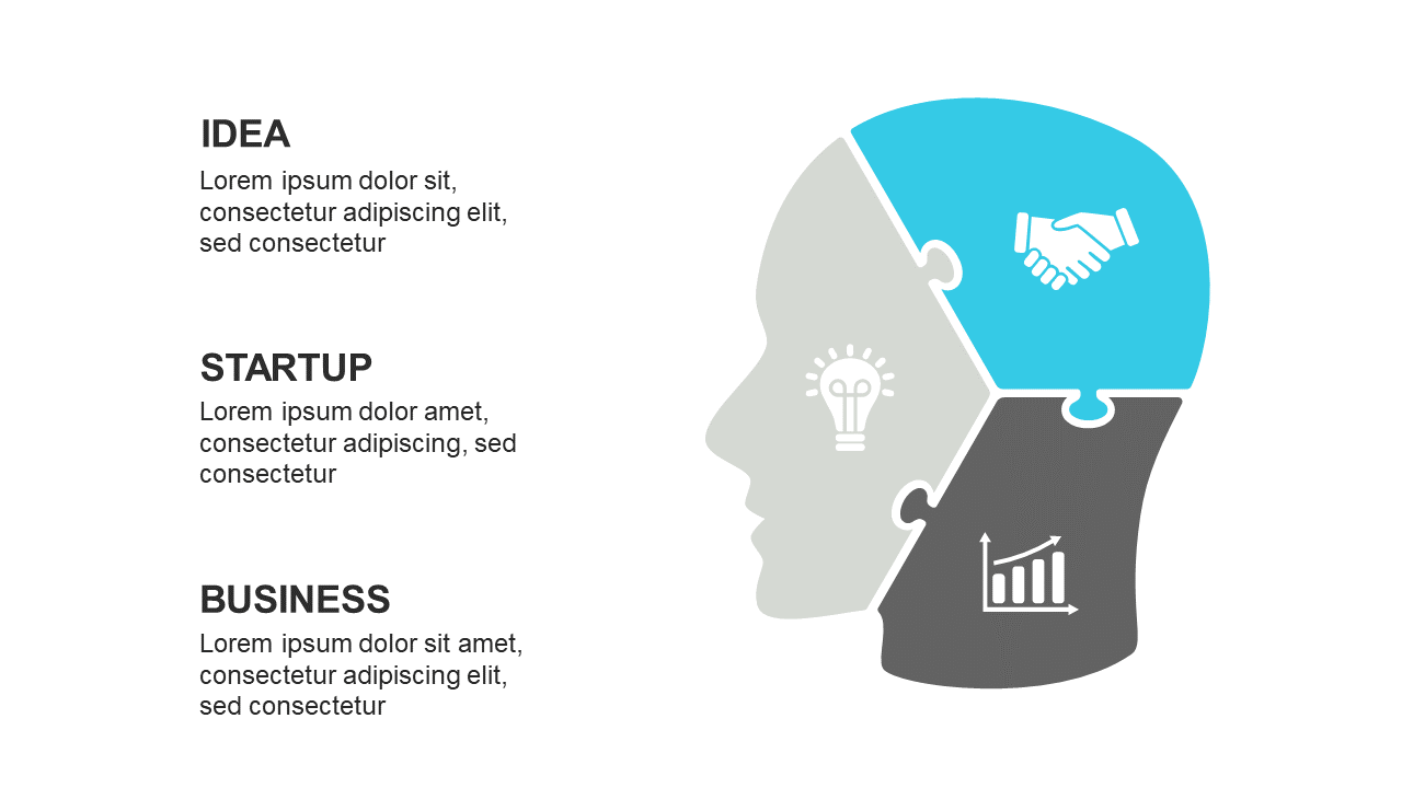 Engage Audiences with Puzzle Head Diagrams