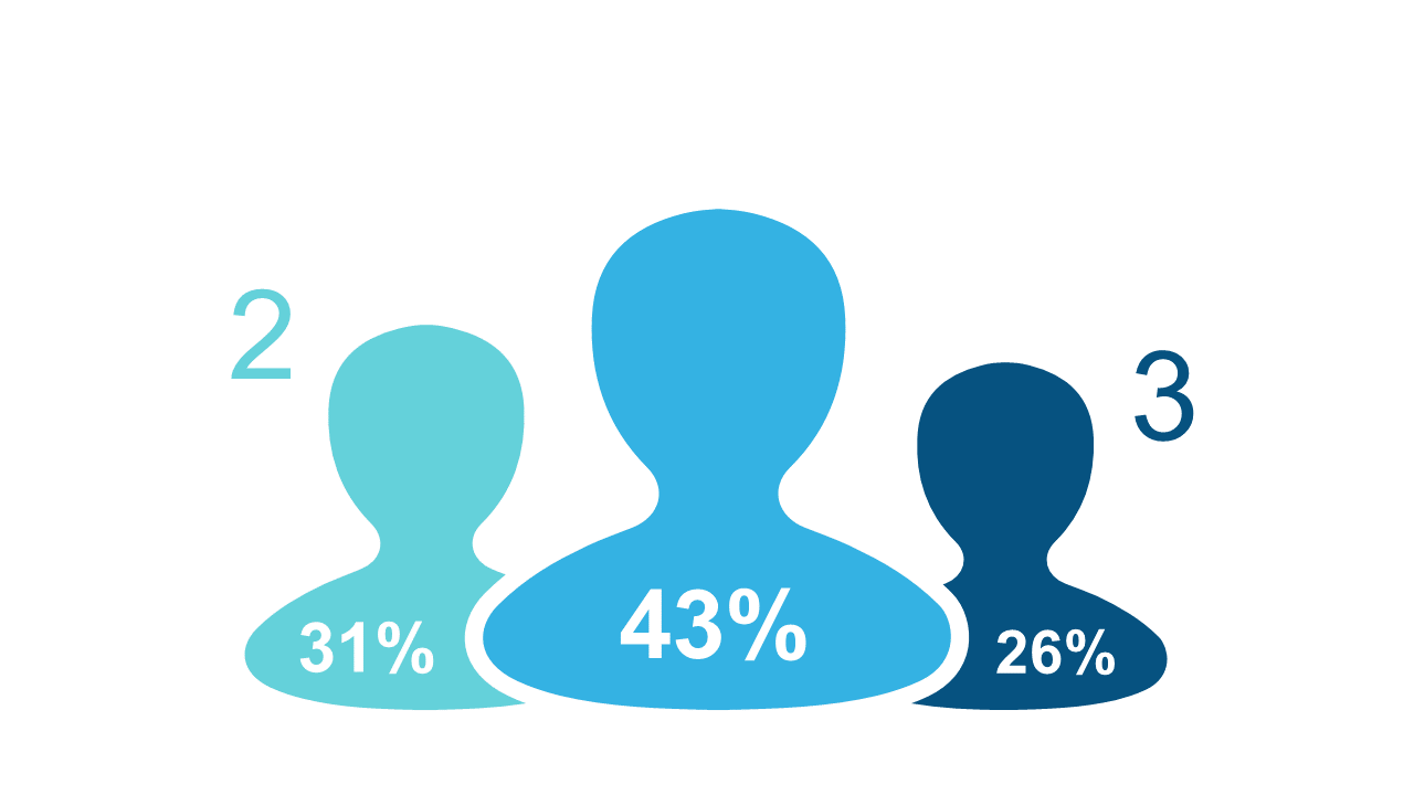 Visualize Audience Segments with Percentage Distribution