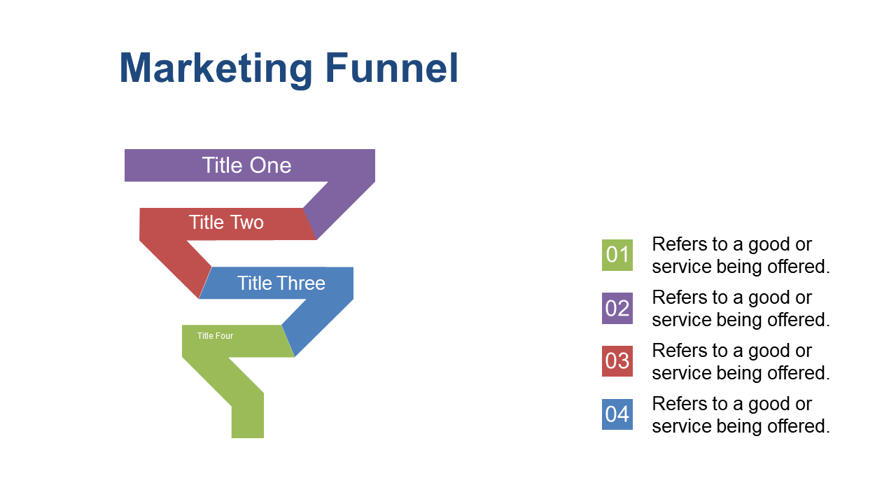 Showcase Sales Process with Colorful Funnel Design