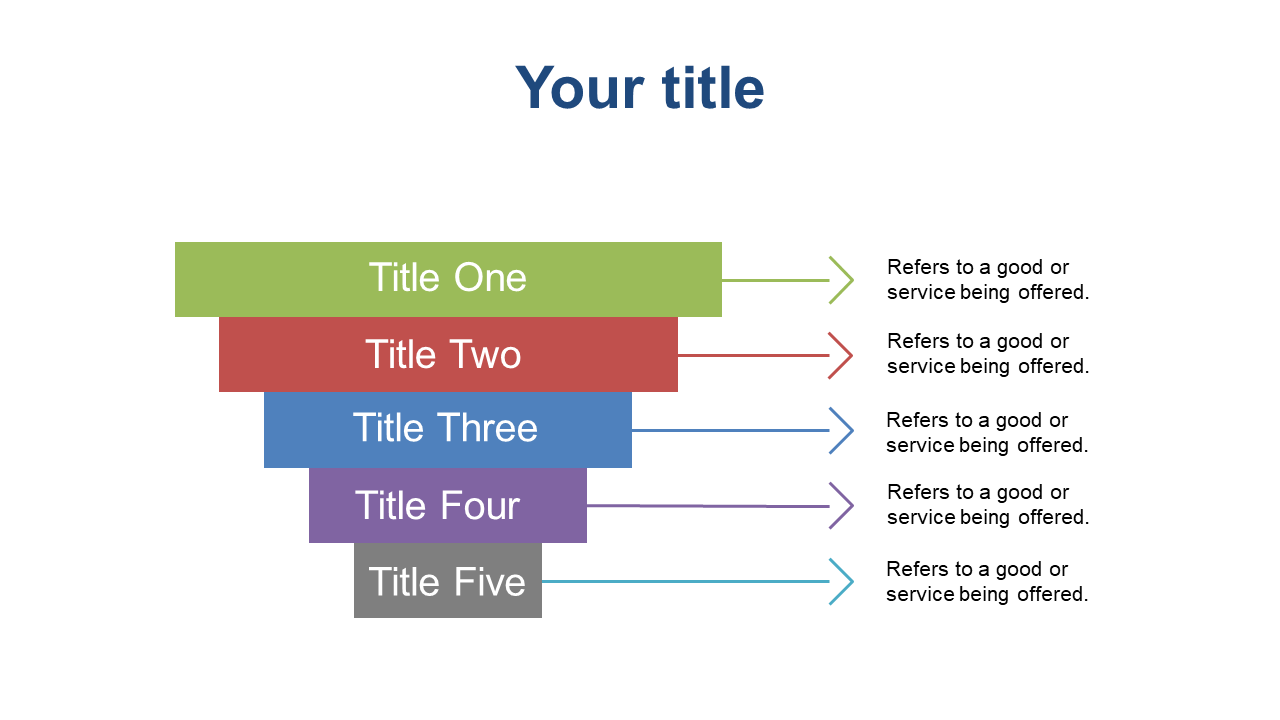 Showcase Strategy Components with Horizontal Steps Layout