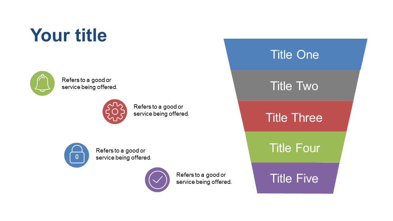 Highlight Services with Funnel and Icon Annotations