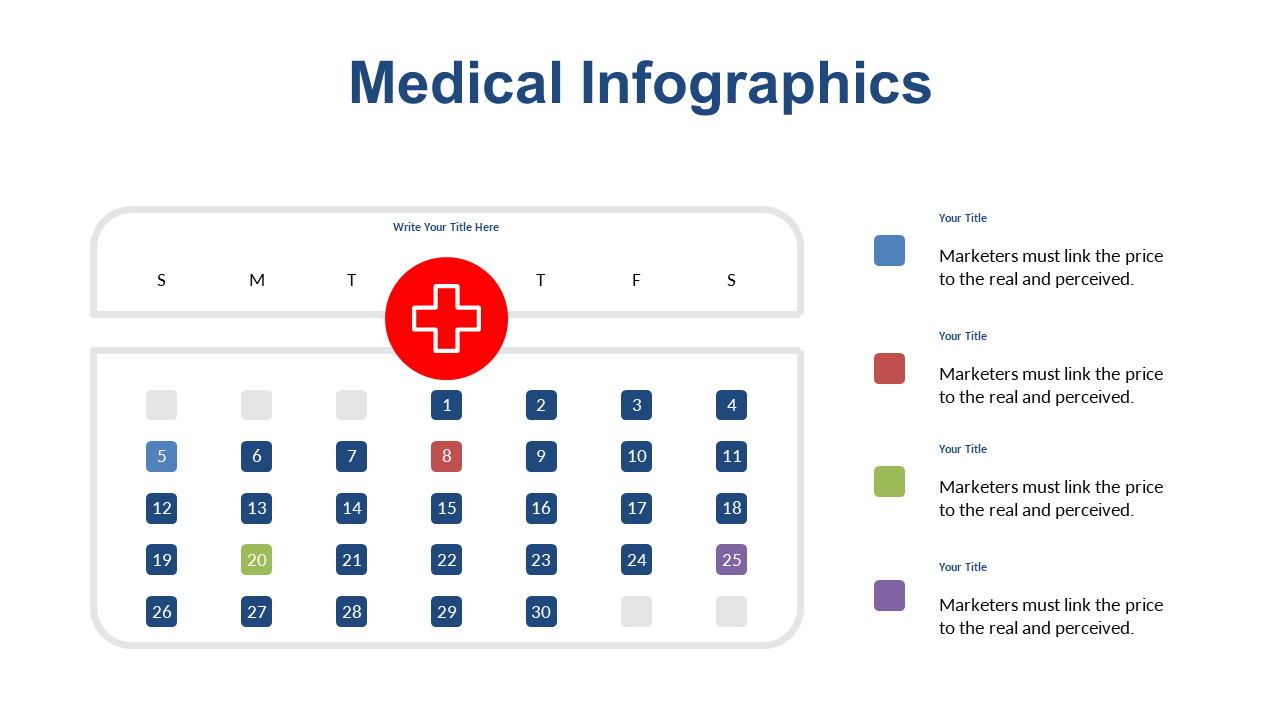 Visualize Healthcare Events with Calendar Layout