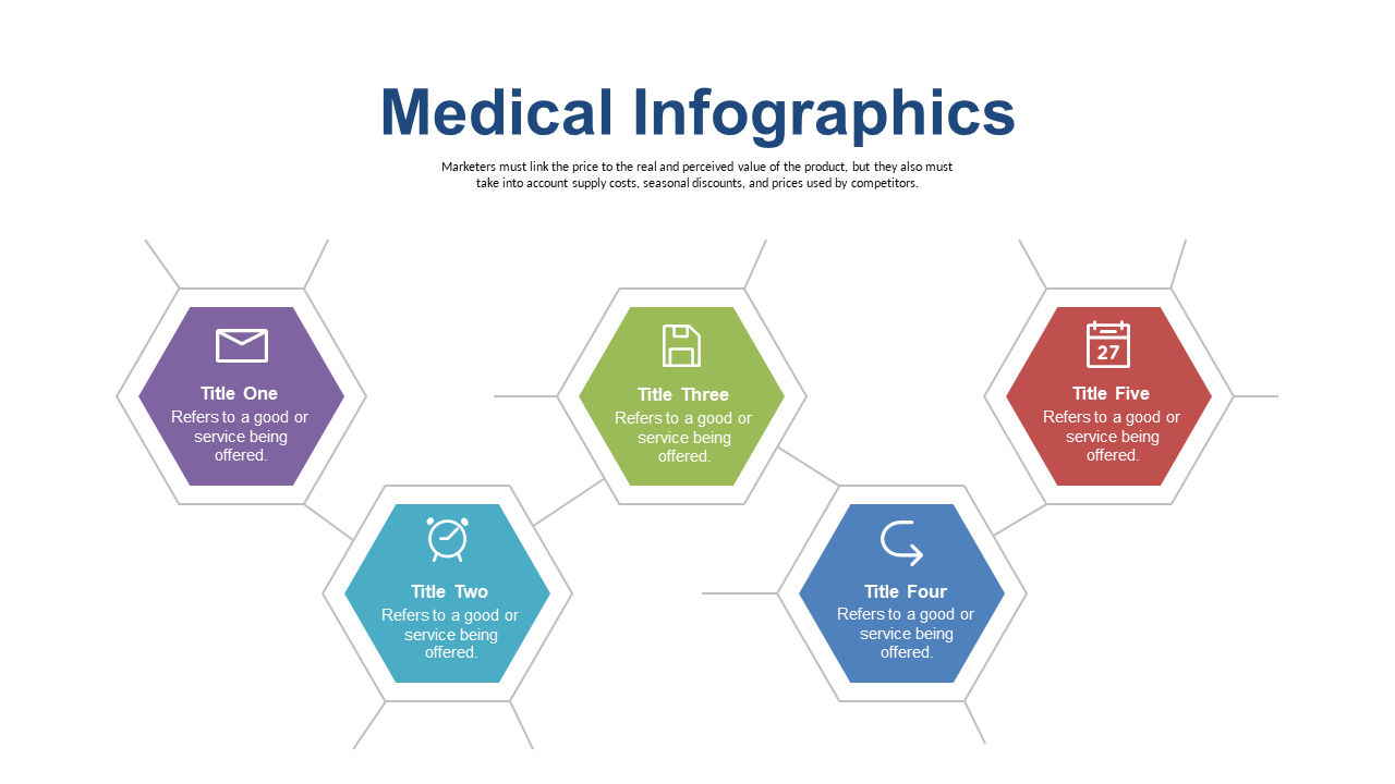 Present Medical Data with Hexagonal Infographics