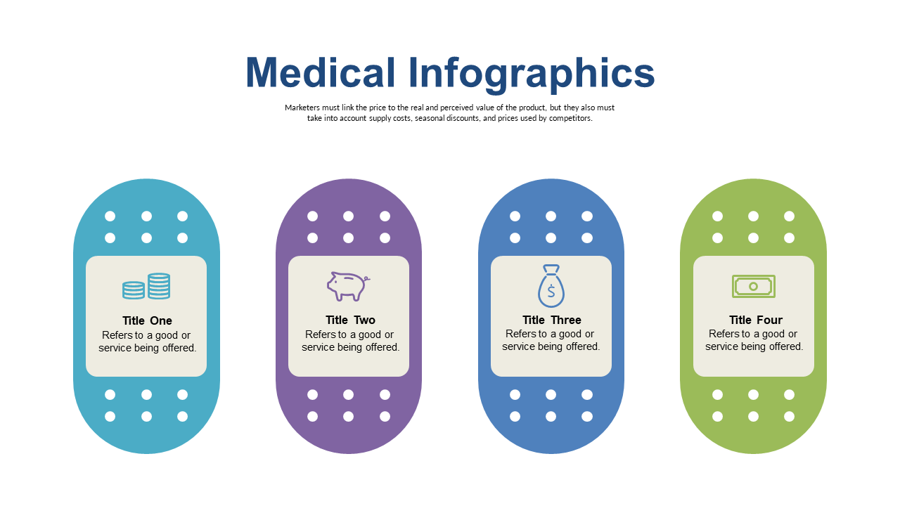 Present Medical Information with Rounded Section Infographics