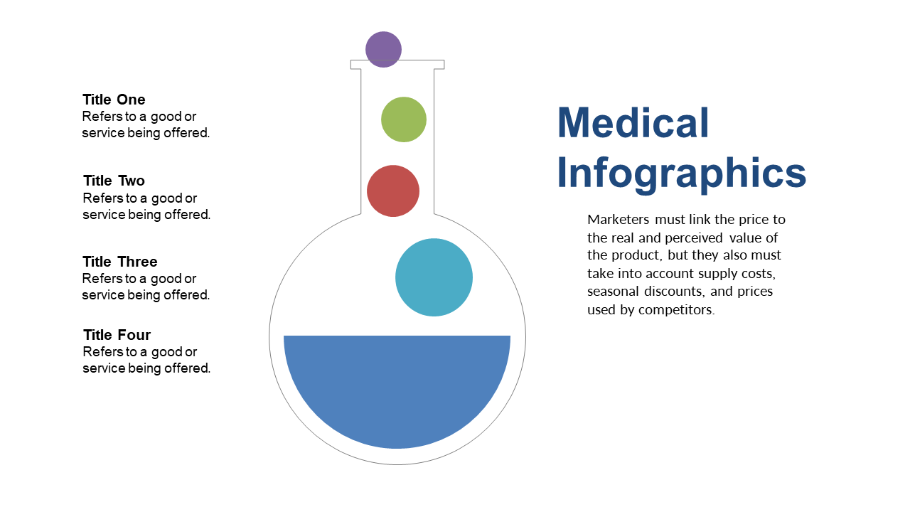 Display Insights with Colorful Lab Flask Infographic