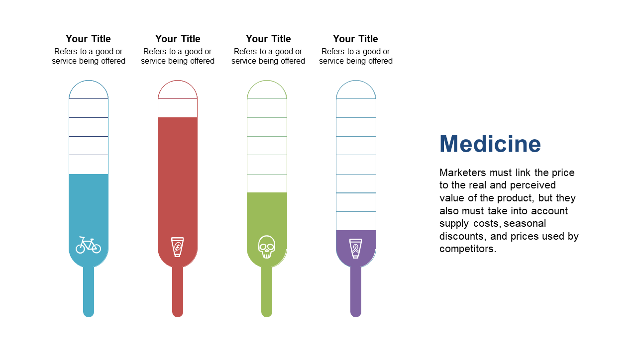 Showcase Pricing Strategies with Thermometer Infographic