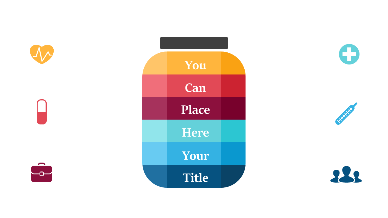 Colorful Jar Graphic for Medical Highlights