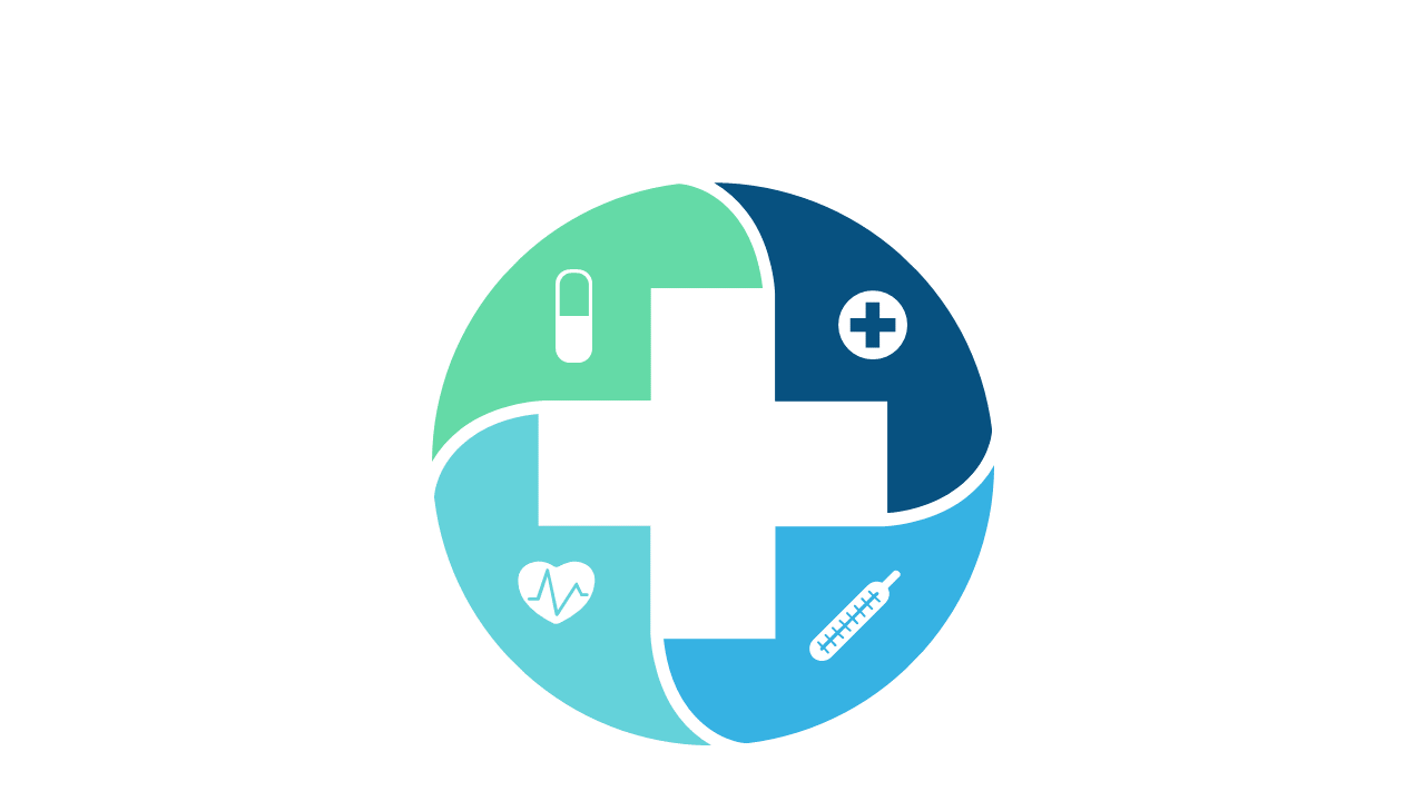 Circular Icons for Key Healthcare Aspects