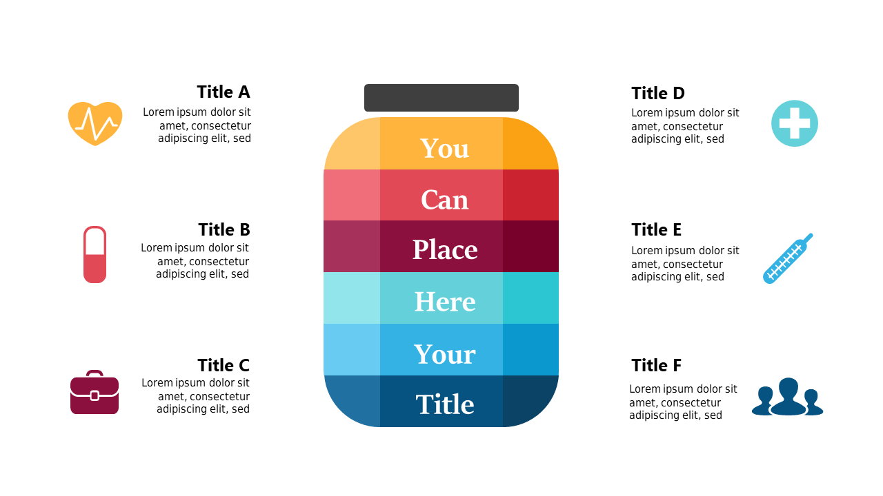 Impactful Jar Design for Healthcare Presentations