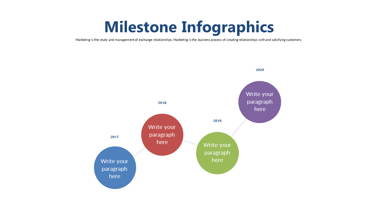 Engaging Circular Milestone Timeline for Achievements