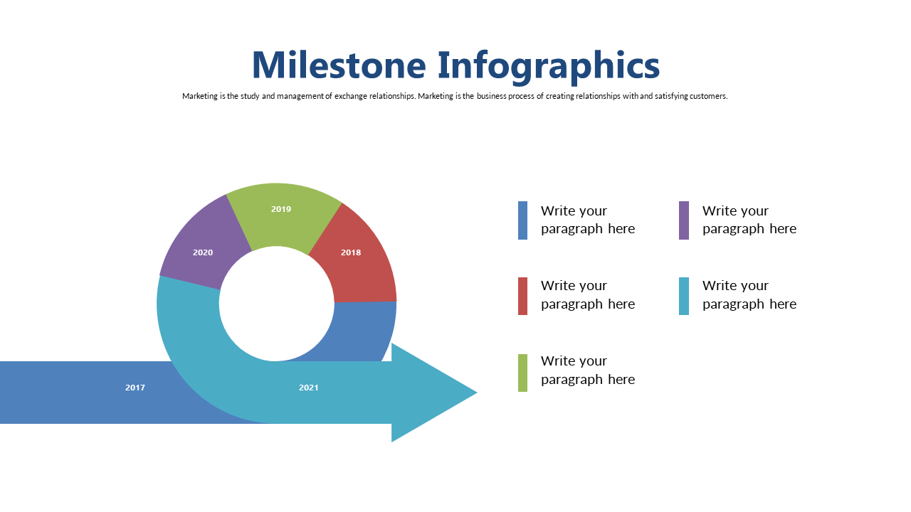 Highlight Achievements with Circular Milestone Infographic