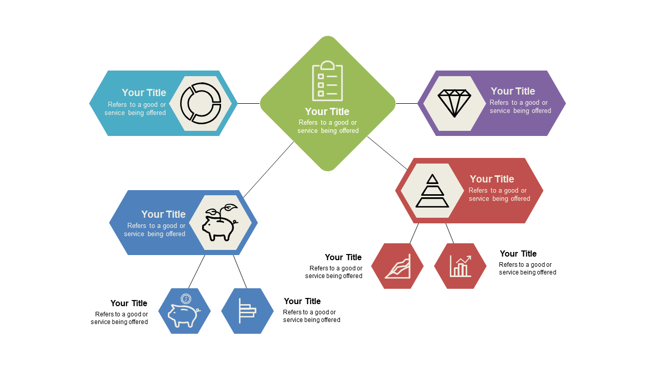 Highlight Services with Editable Hexagon Callout