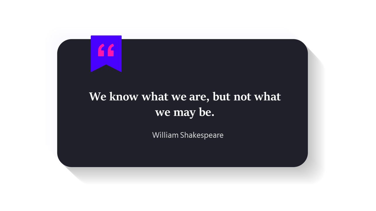 Inspiring Quote Slide with Decorative Banner