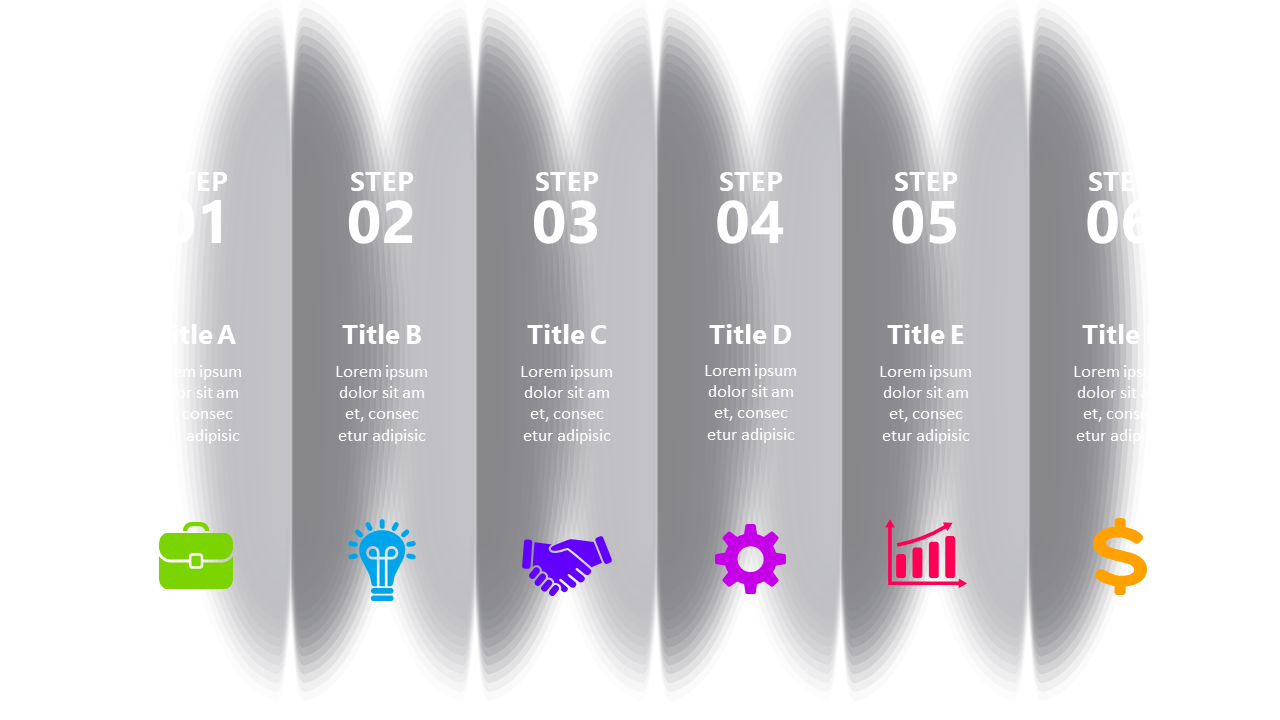 Visualize Steps with Icons in PowerPoint