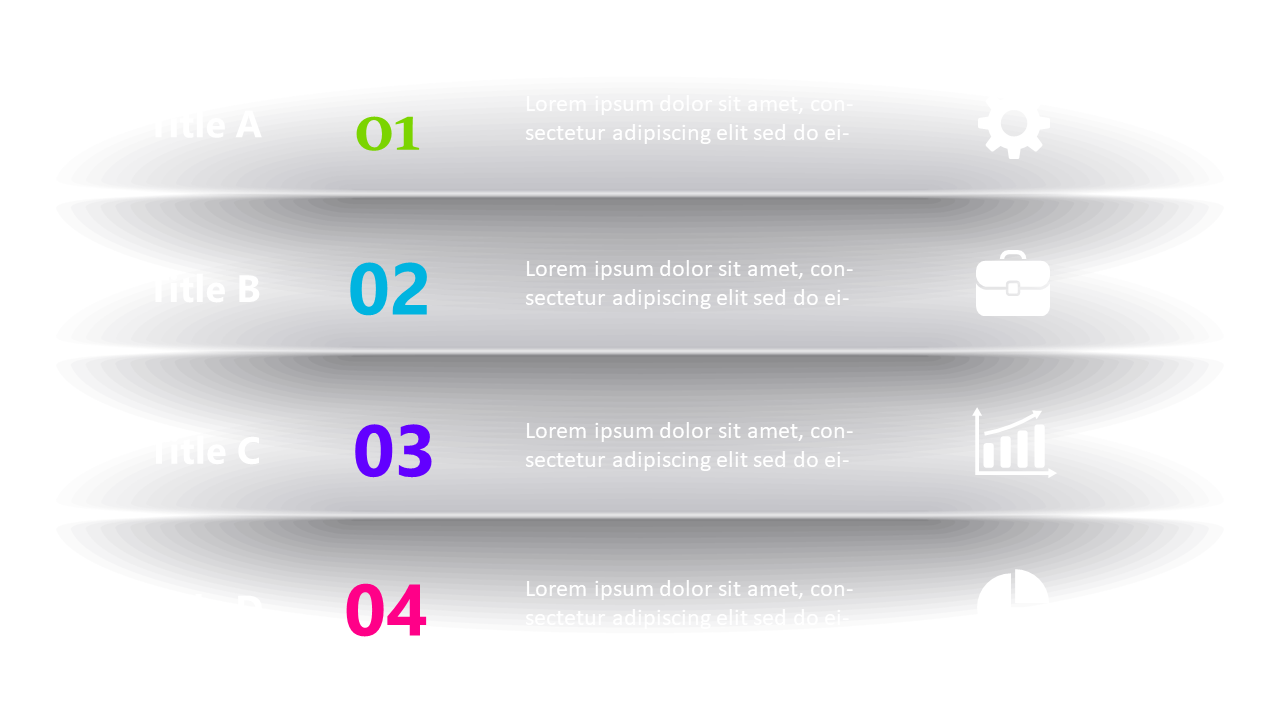 Visualize Horizontal Steps with Icons
