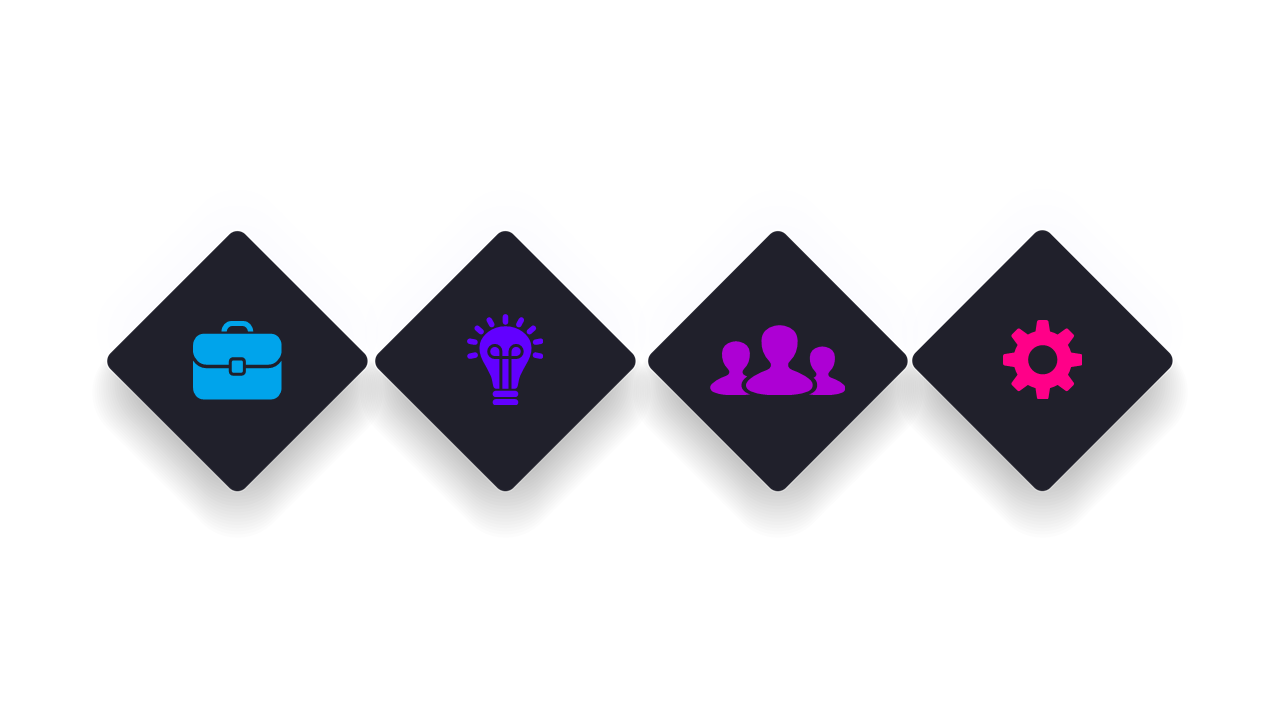 Engaging Diamond Icon Sequence for Concepts