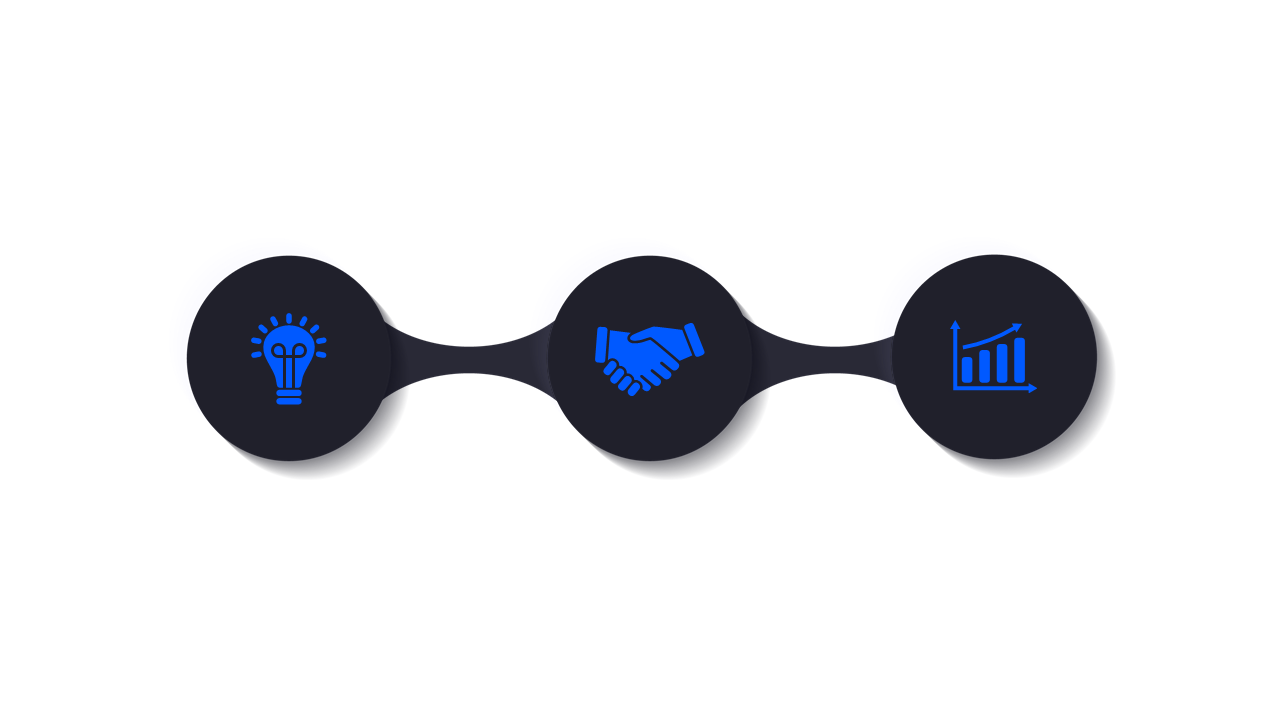 Illustrate Workflows with Circular Step Diagram