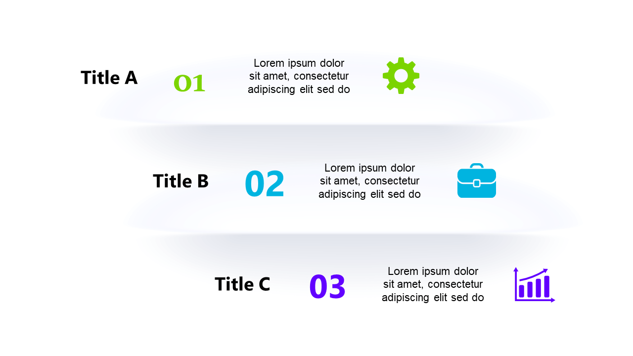 Present Three-Step Process Flow Clearly
