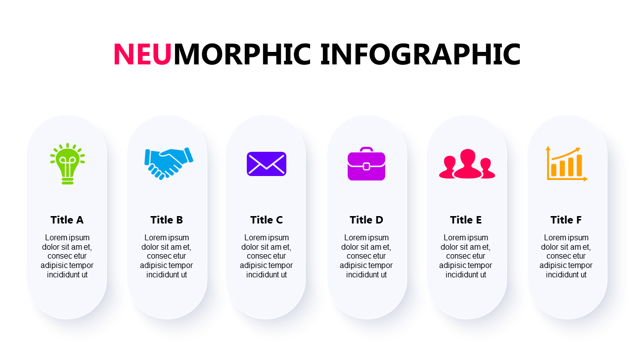 Highlight Concepts with Neumorphic Infographic