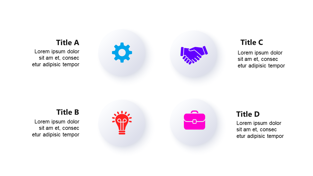 Highlight Key Concepts with Circular Icons