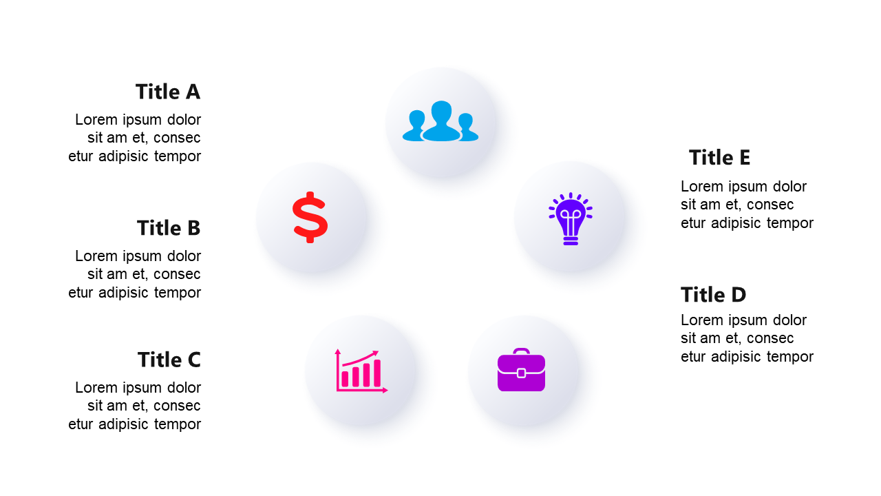 Showcase Key Elements with Circular Infographic