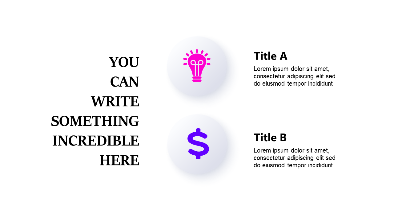 Convey Ideas and Value with Central Icons