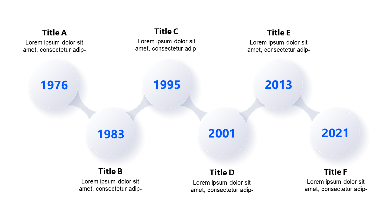 Showcase Events with Circular Milestone Timeline