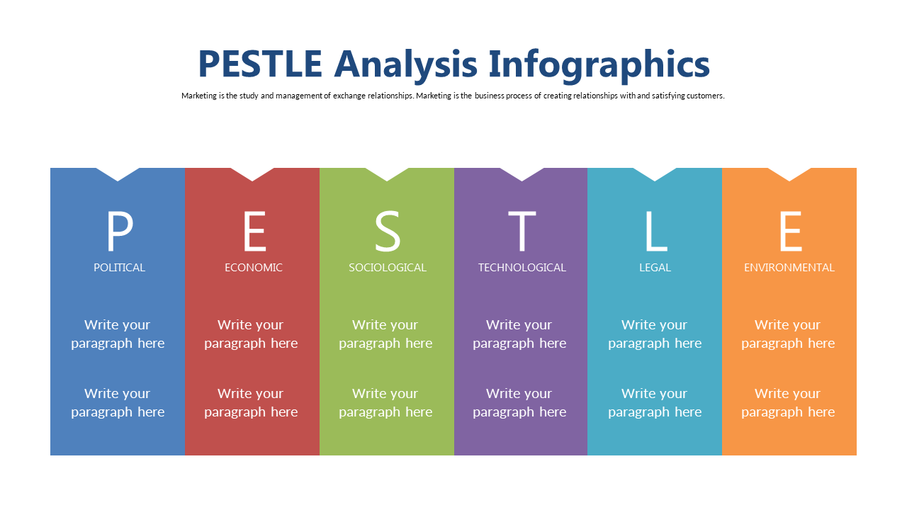Colorful PESTLE Analysis for Macro-Environmental Factors