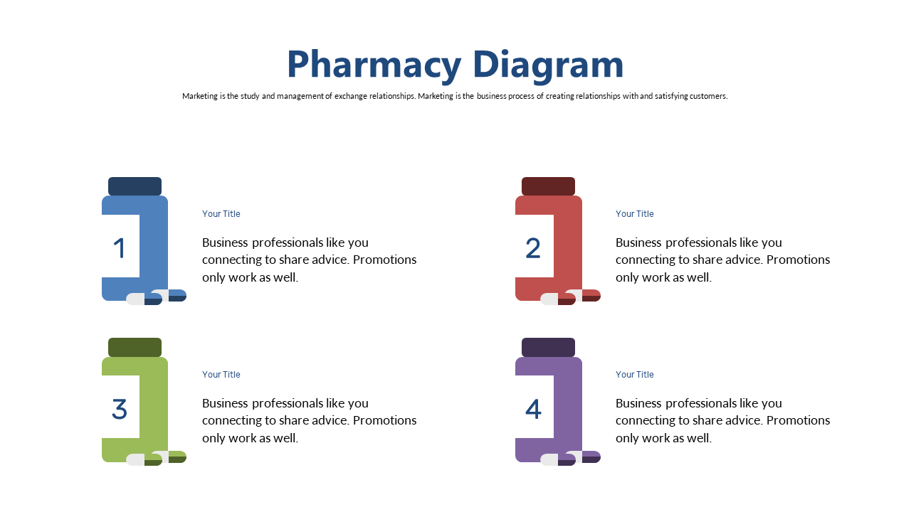 Illustrate Pharmacy Processes with Colorful Steps