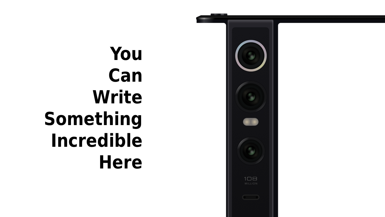 Impactful Minimal Text and Image Layout