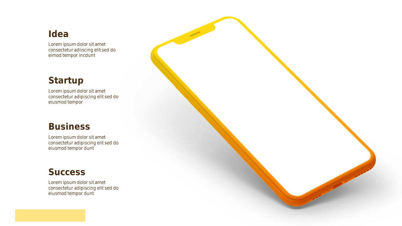 Showcase Startup Ideas with Smartphone Mockup