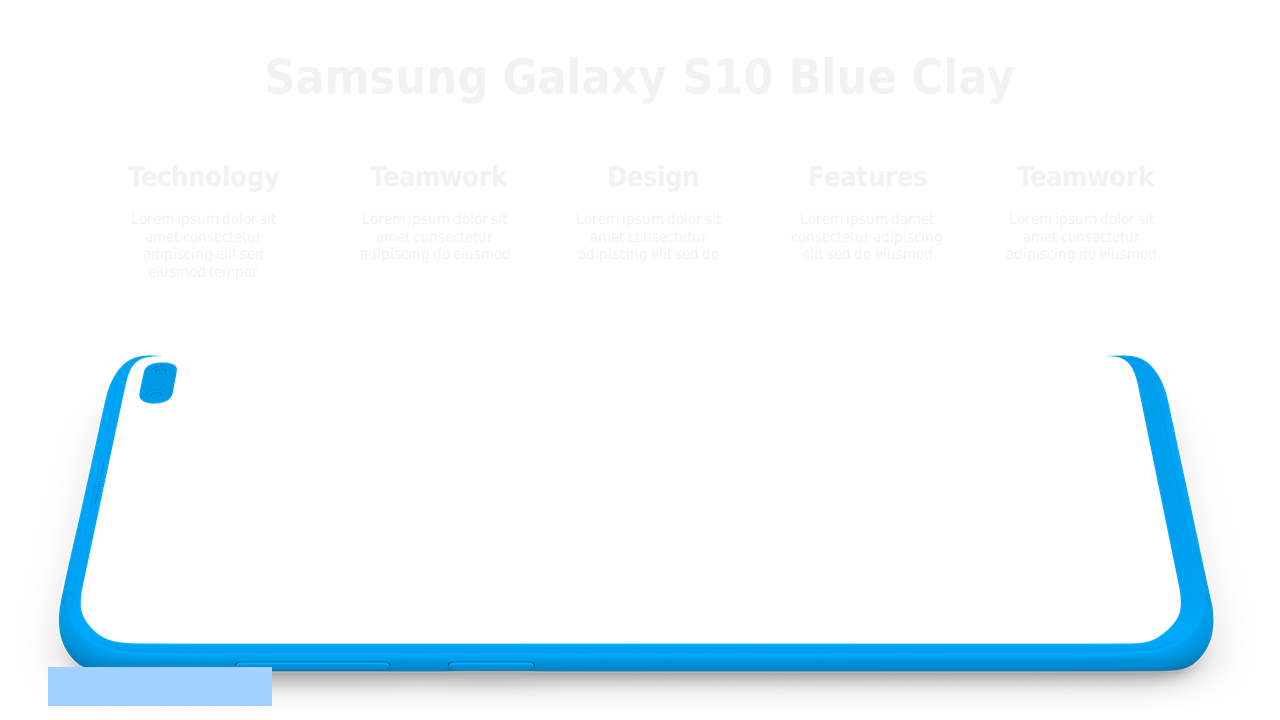 Stylized Smartphone Display for Product Features