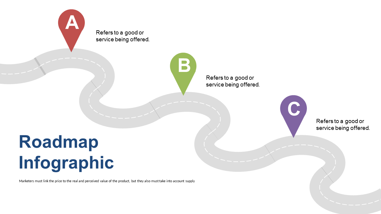 Illustrate Product Services with Roadmap Infographic