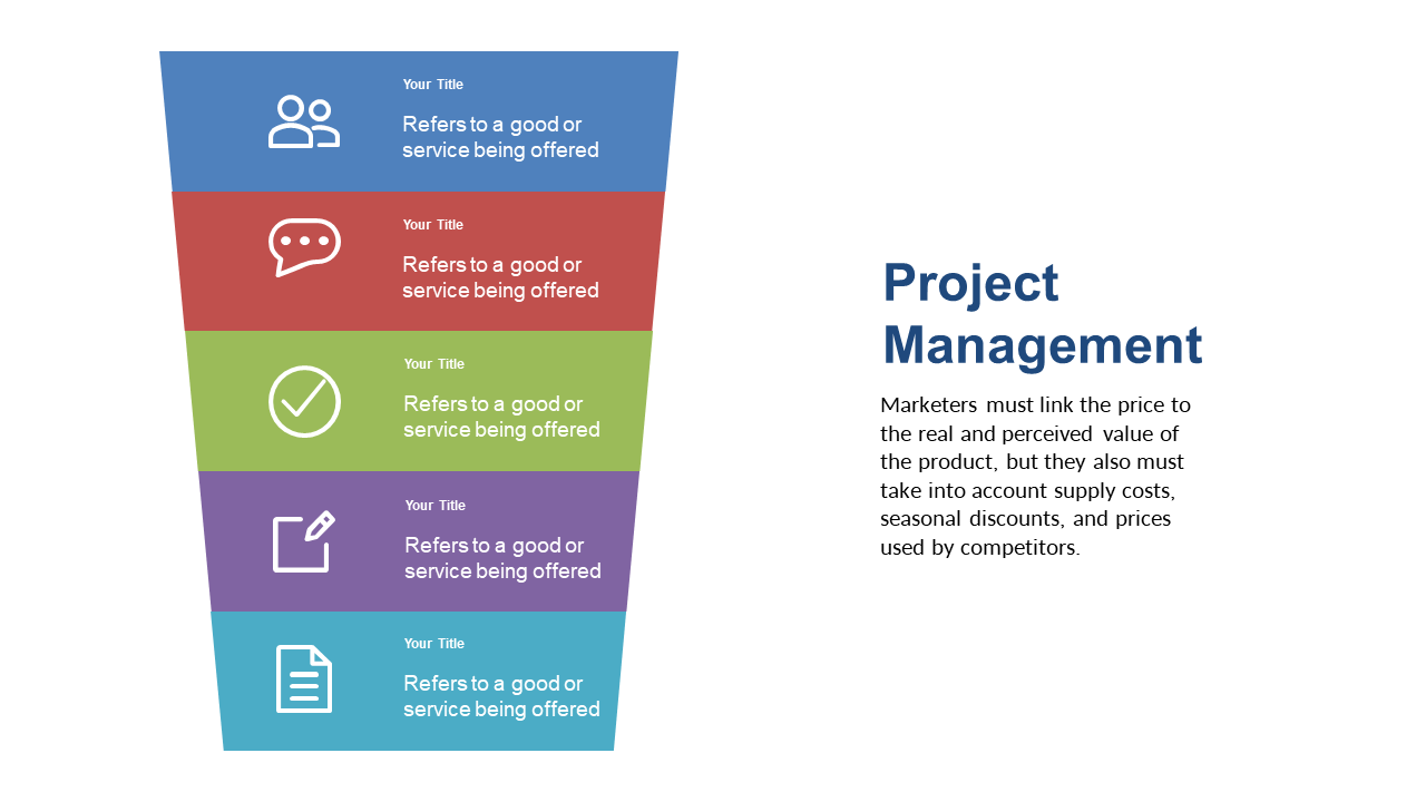 Customizable Funnel Diagram for Project Management