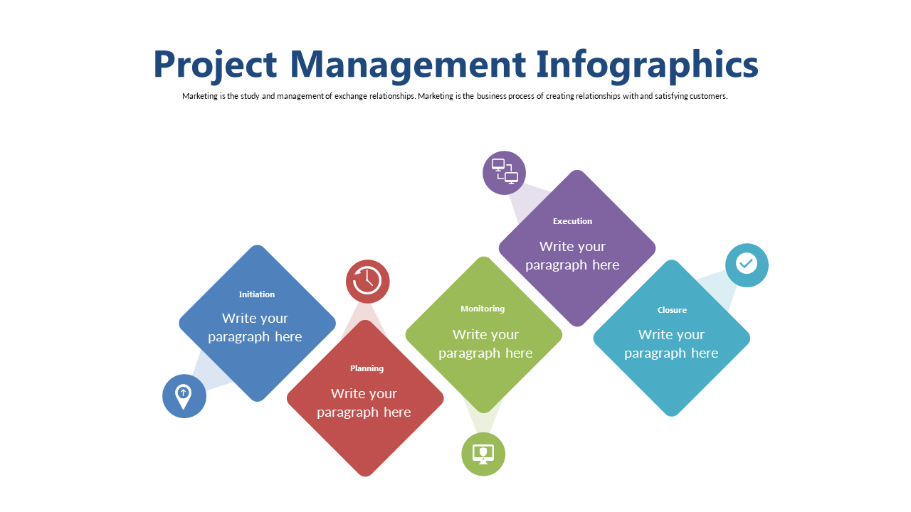 Communicate Project Phases with Diamond Shapes