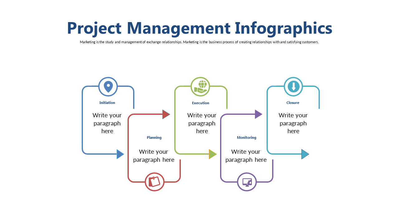 Engage Teams with Project Management Workflow Infographic