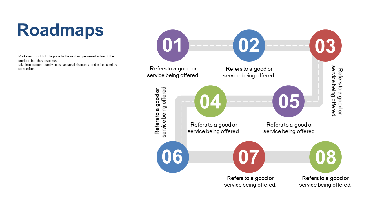 Highlight Project Milestones with Segmented Roadmap