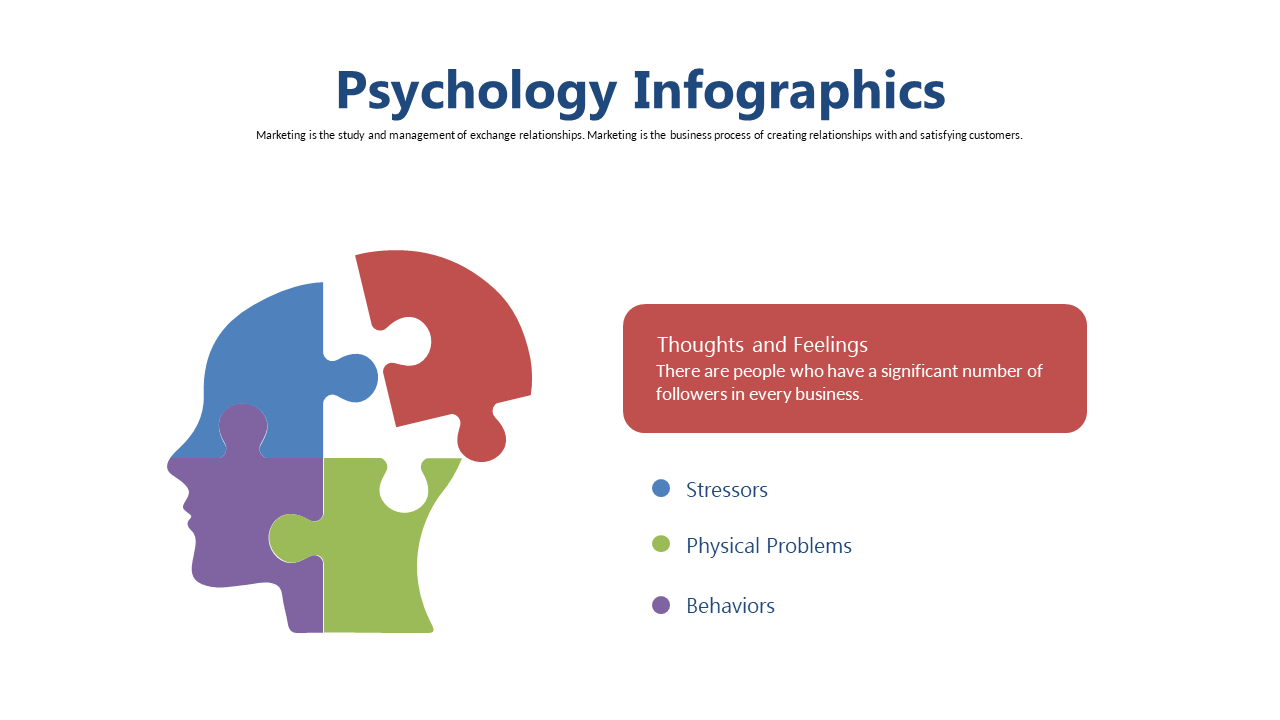 Illustrate Psychological Concepts with Puzzle Head Design