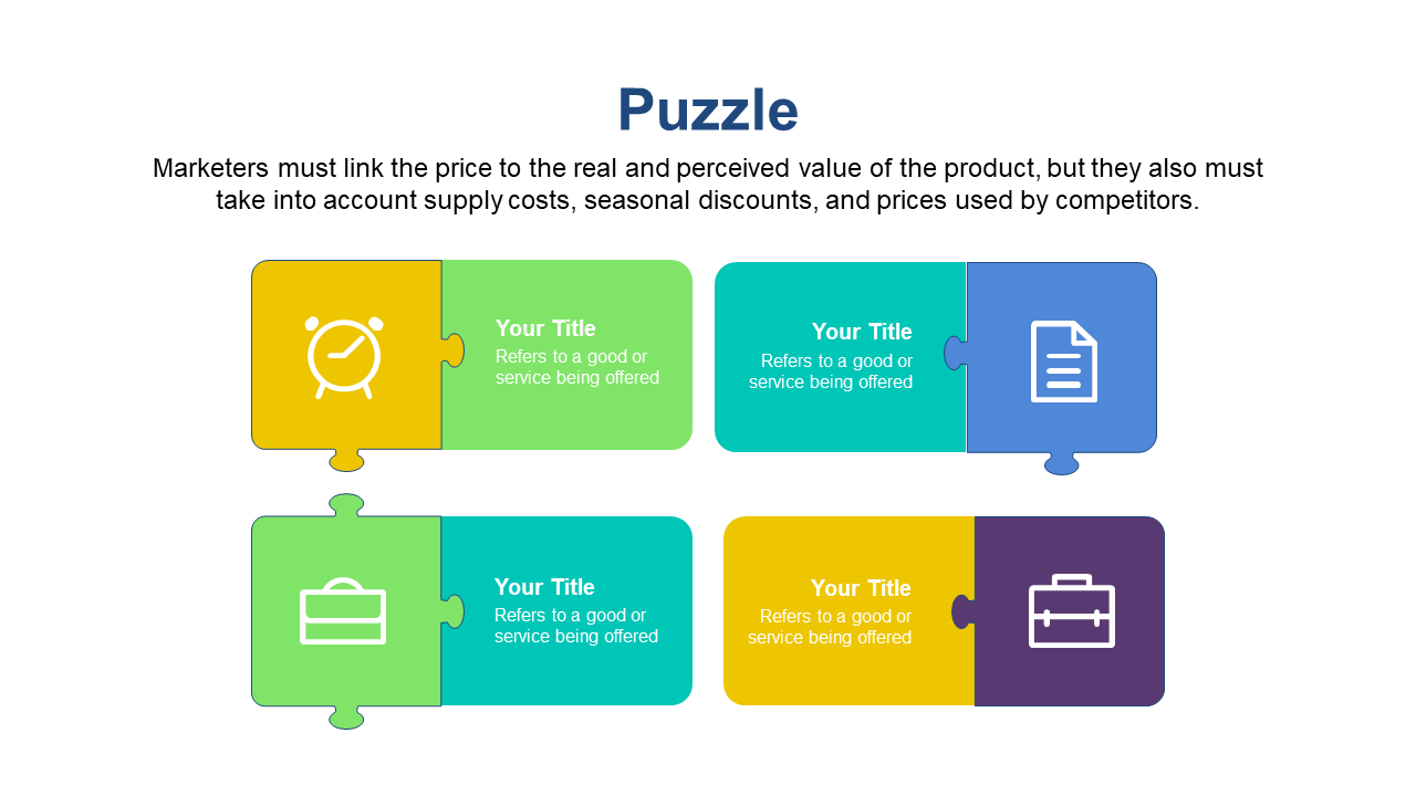 Showcase Marketing Strategies with Puzzle Layout V2