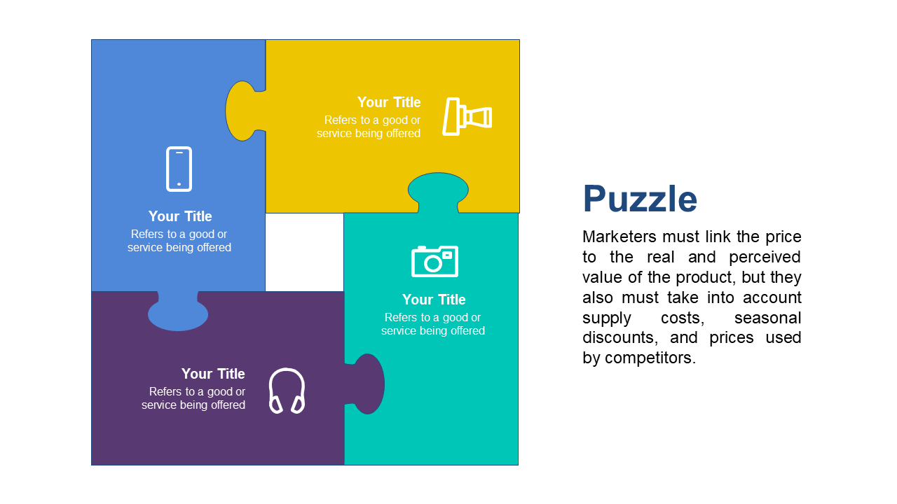 Analyze Pricing Strategies with Puzzle Design