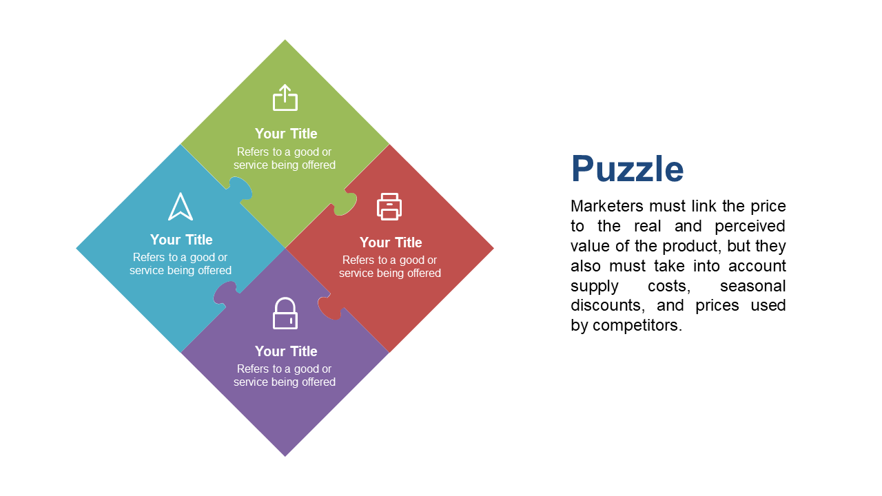 Showcase Strategy with Editable Horizontal Steps