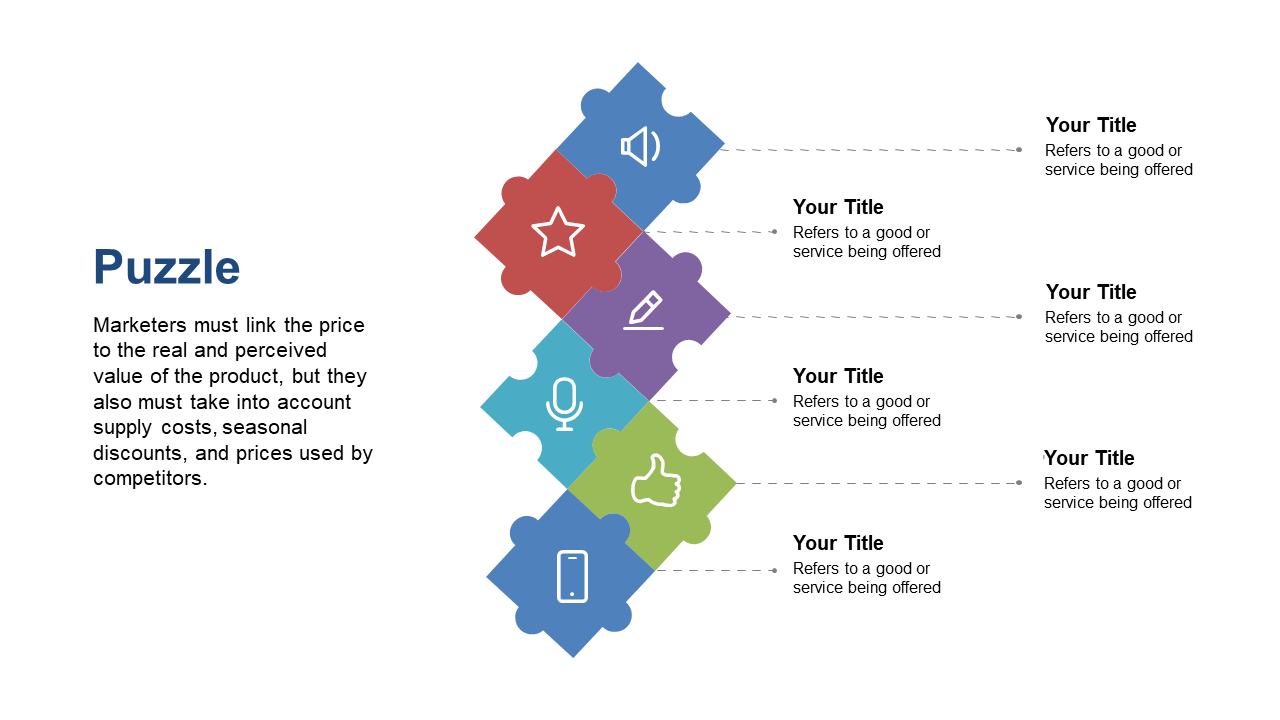 Visualize Marketing Strategies with Puzzle Layout