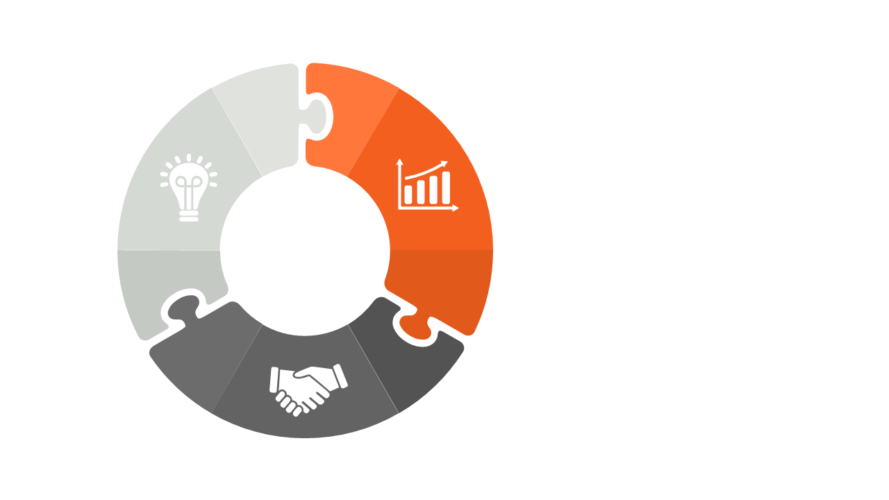 Highlight Methodologies with Circular 3-Step Icons