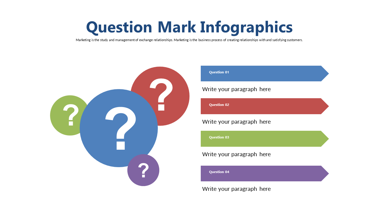 Engage with Colorful Question Mark Infographic