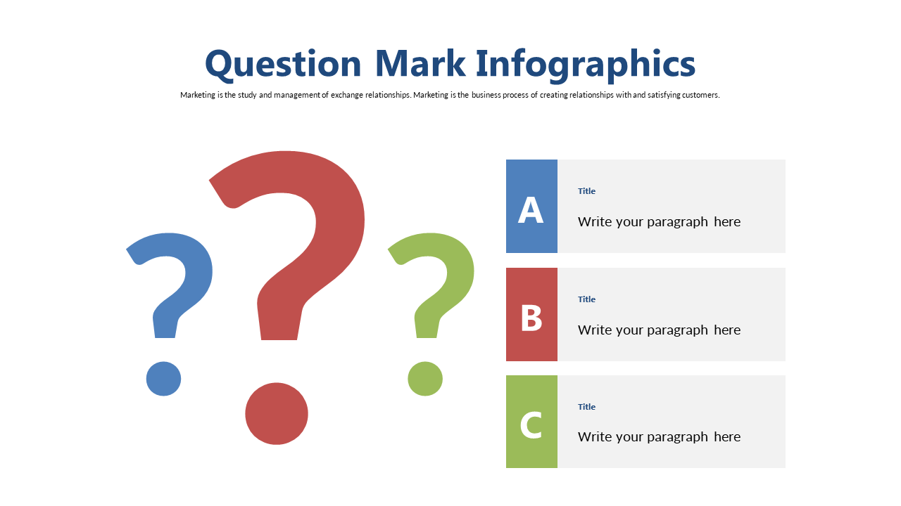 Illustrate Queries with Question Mark Infographics