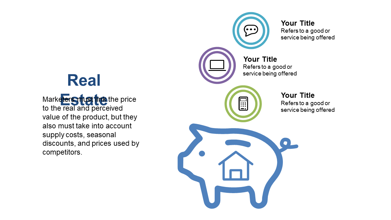 Engaging Circular Icons for Real Estate Services