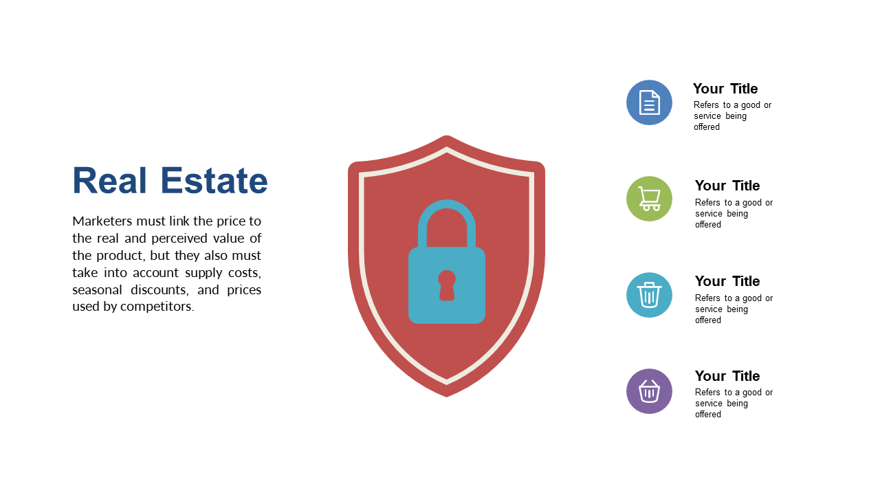 Discuss Real Estate Value Proposition with Security Icon