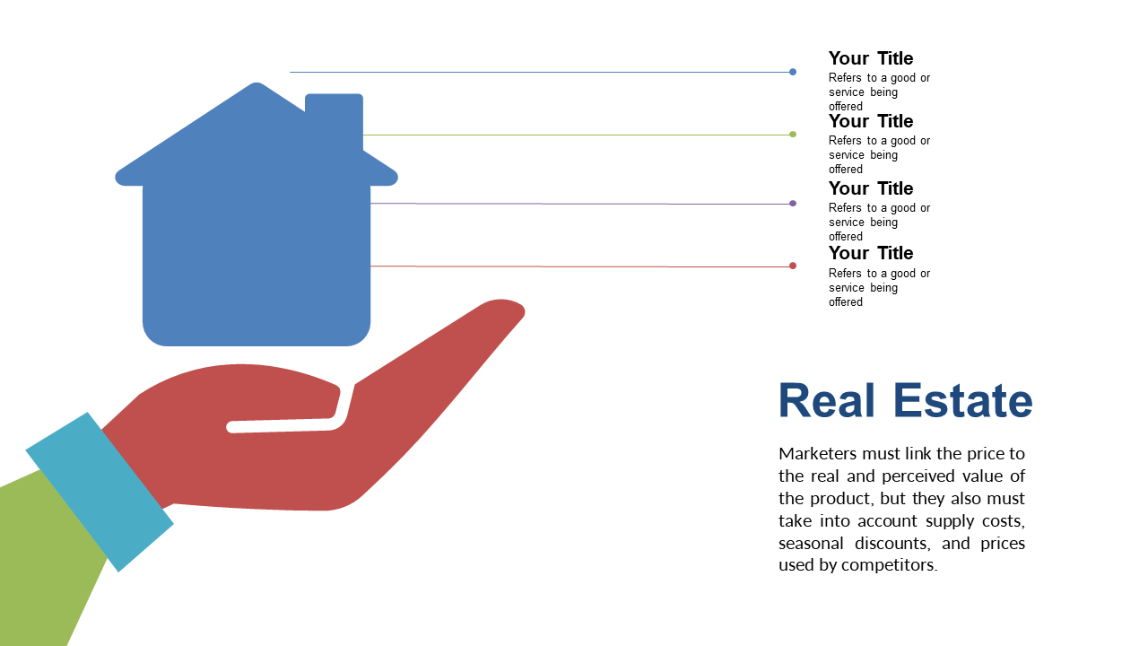 Highlight Property Features with Hand and House Icon